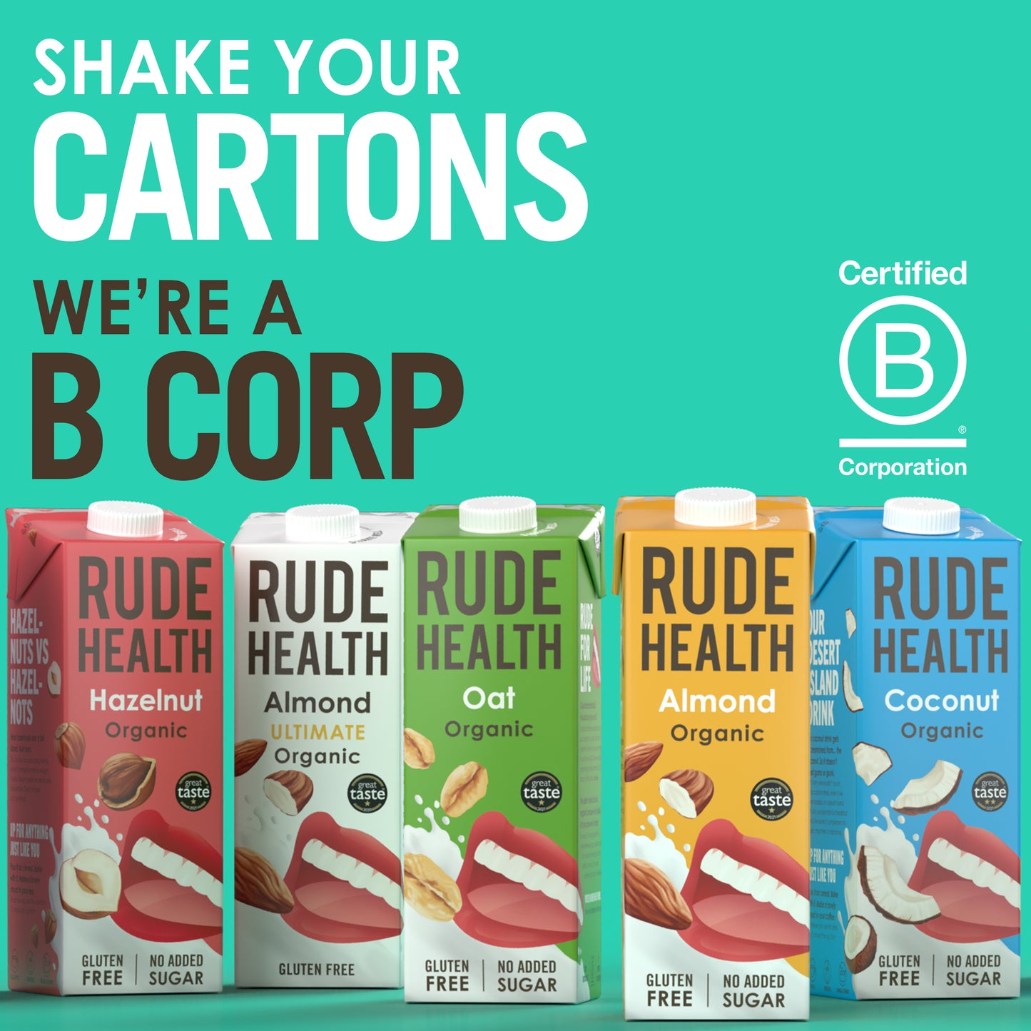 Rude Health Bestsellery Zestaw Napojów Roślinnych 6 x 1L