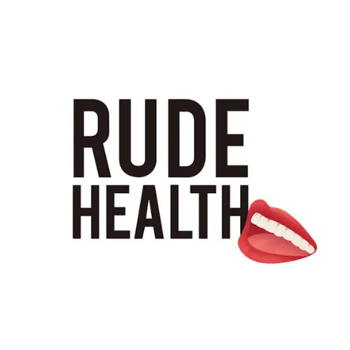 Logo marki Rude Health – producenta napojów roślinnych i zdrowej żywności. JAVA Coffee jest dystrybutorem marki w Polsce.