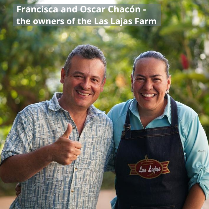 Francisca and Oscar Chacon -the owners of the Las Lajas Farm - JAVA Coffee