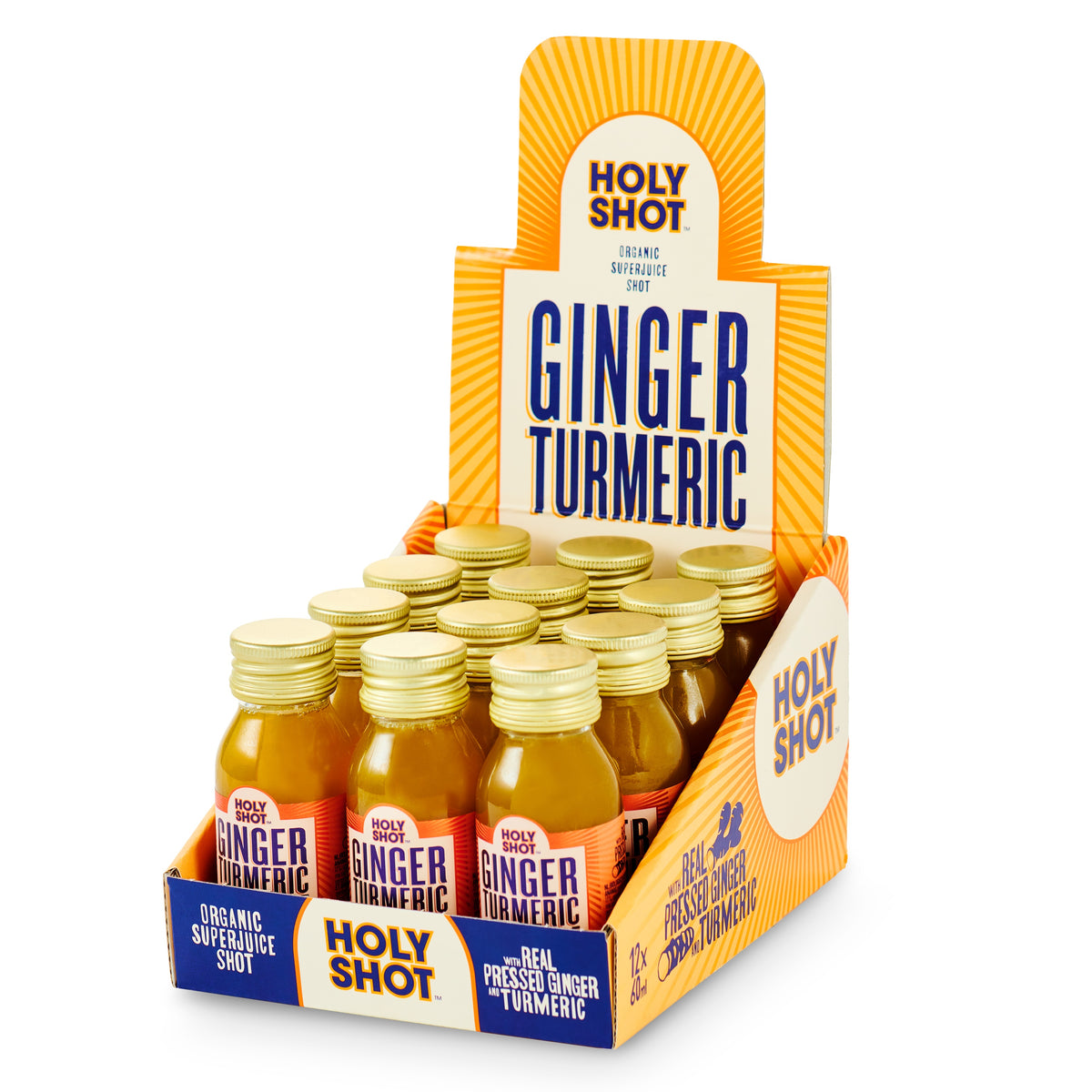 &lt;tc&gt;12x60ml HOLY SHOT with Ginger, Turmeric and Pineapple [ORGANIC]&lt;/tc&gt;