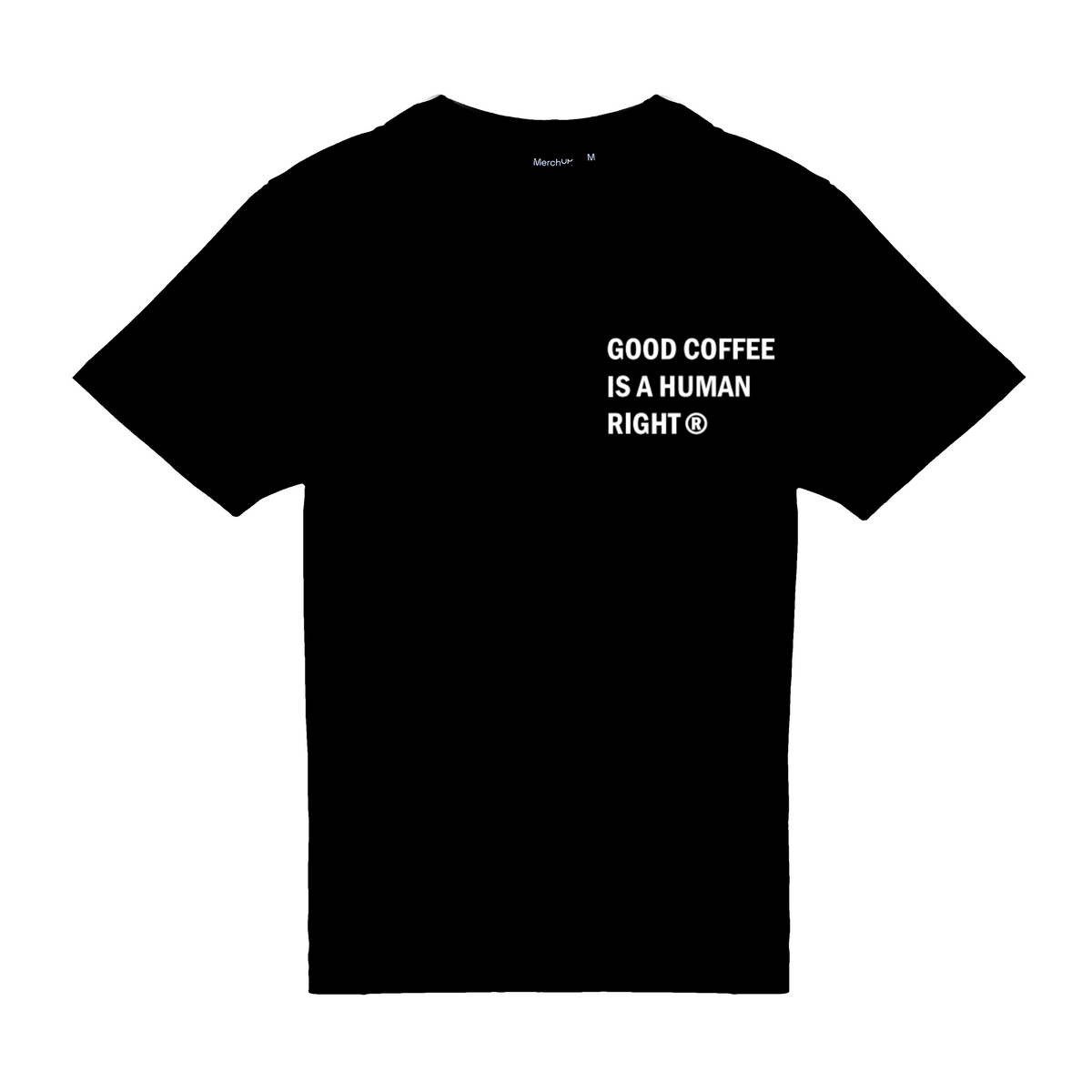 &lt;tc&gt;JAVA Coffee branded T-shirt&lt;/tc&gt;