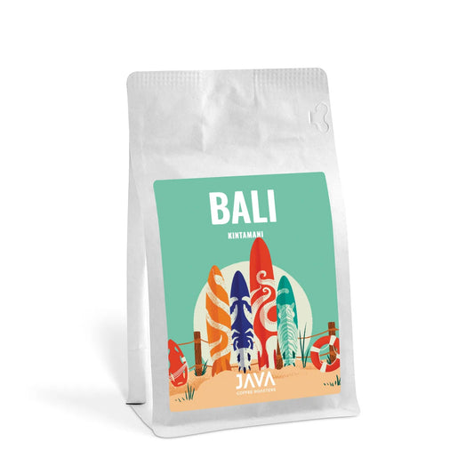 Opakowanie kawy specialty Bali Kintamani 250 g od JAVA Coffee – świeżo palona kawa z palarni w Warszawie
