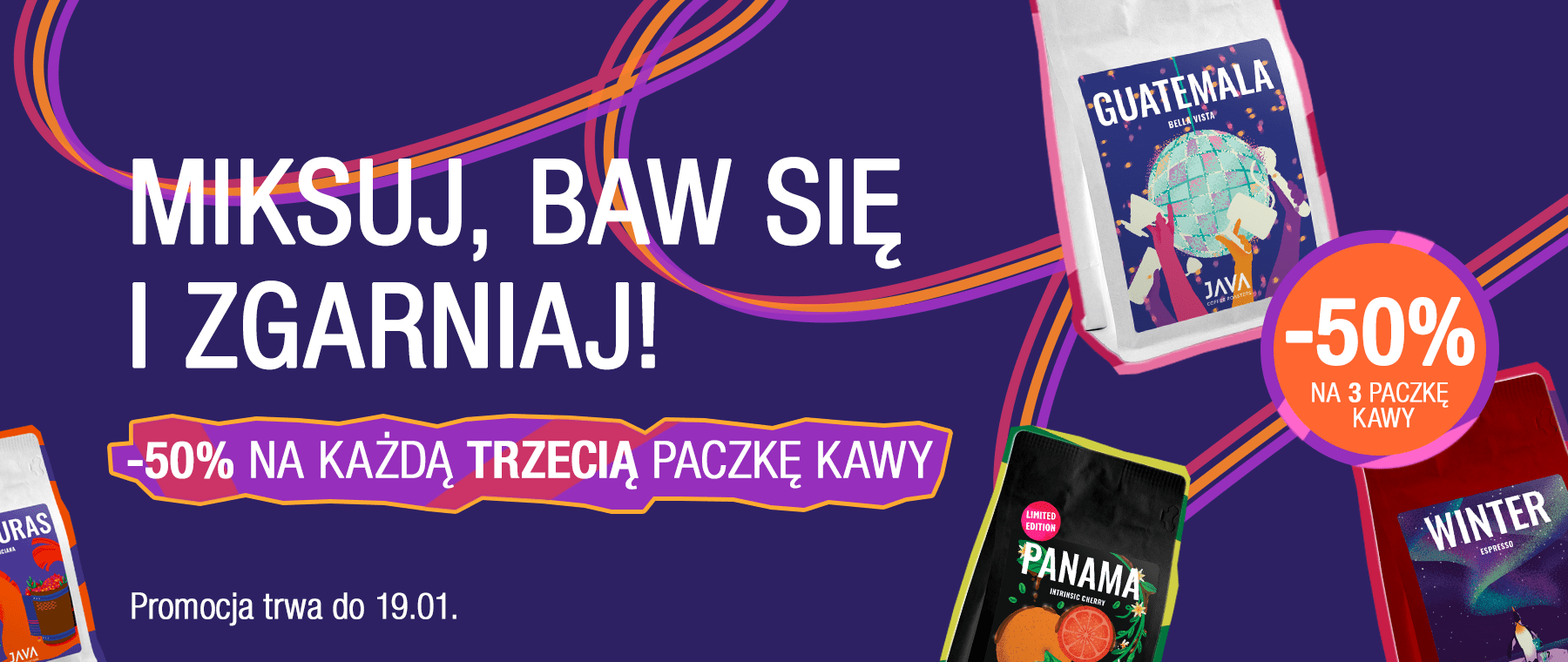 Promo baner 50% na co 3. paczkę