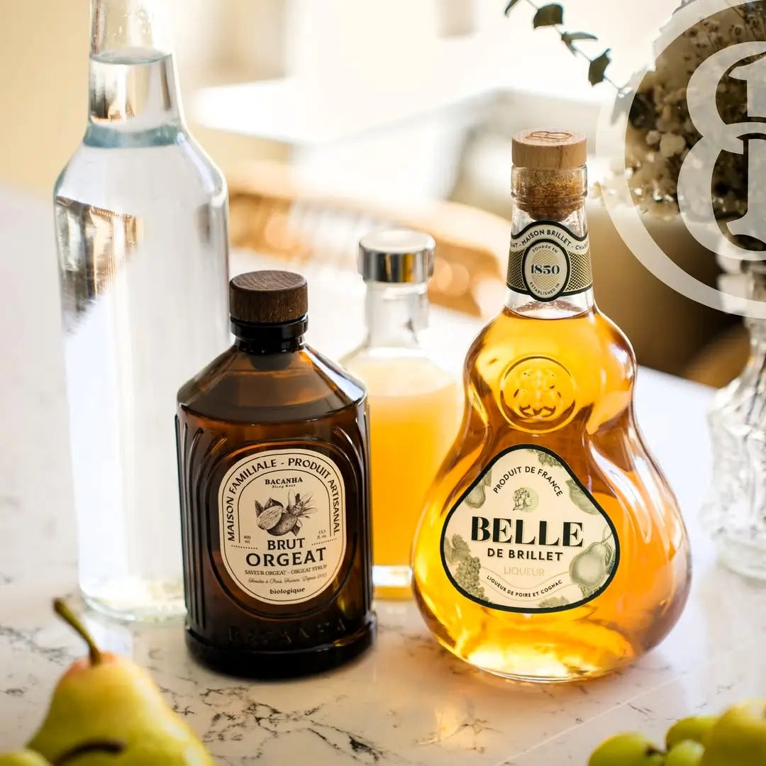 Likier Belle de Brillet gruszka i cognac – koktajl z likierem gruszkowym, zdjęcie lifestyle