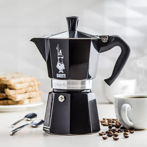 Bialetti Moka Express 6tz Coffee Maker Black