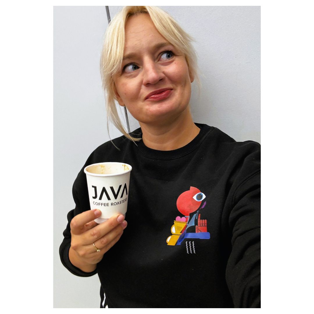 Sweatshirt JAVA Coffee Bluza bez kaptura