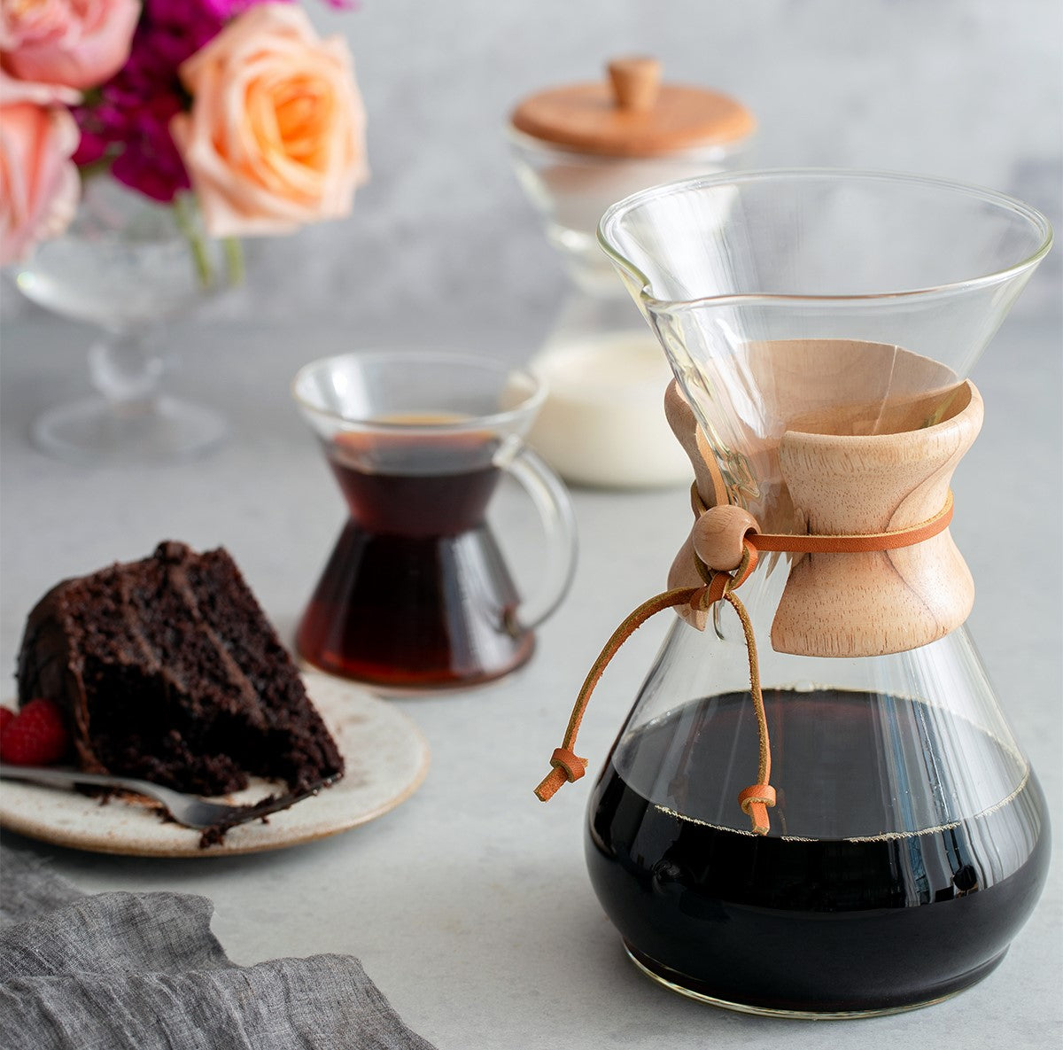 Chemex [8 Cups] and Bolivia Carmelo Coffee [Filter | Drip] Gift Set