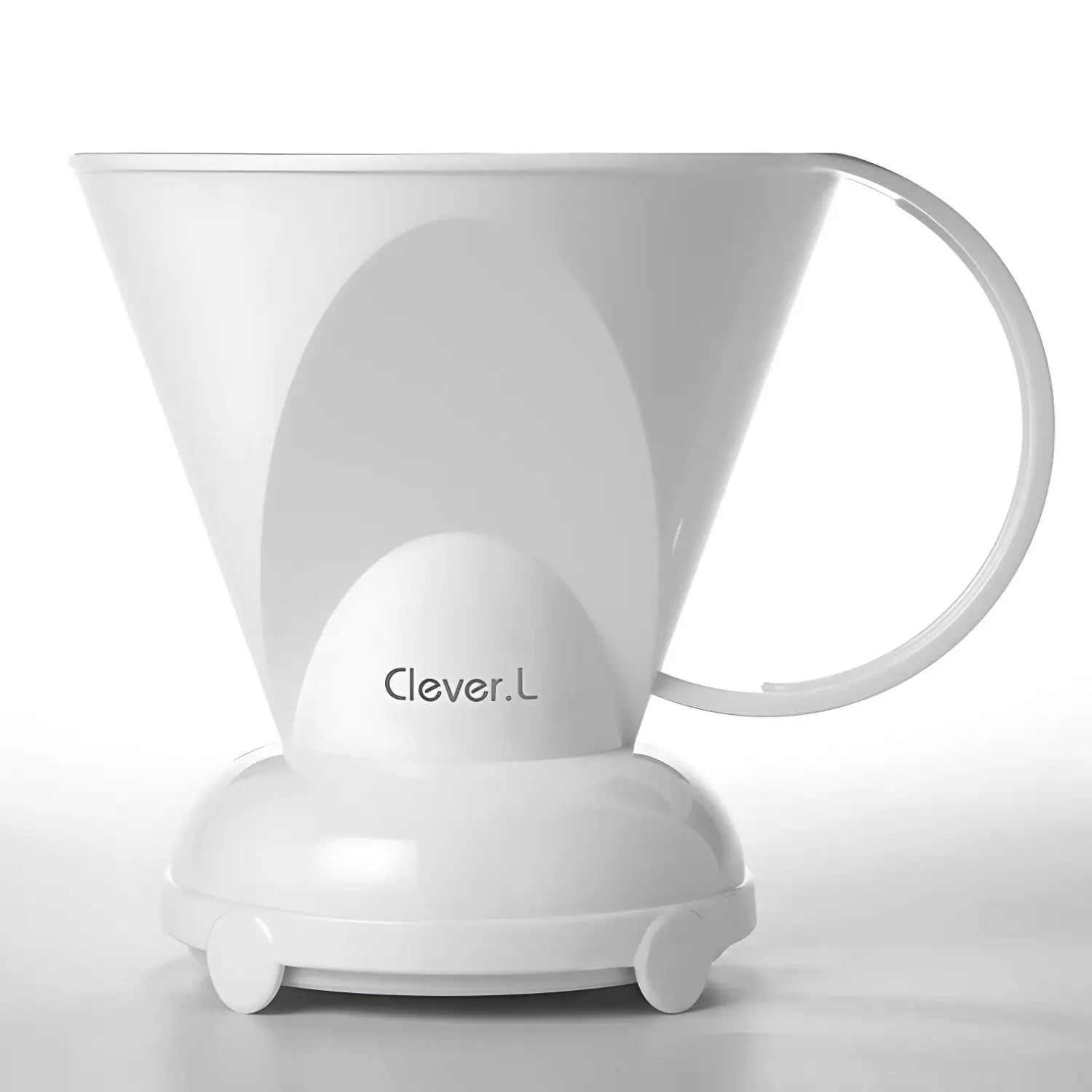 Biały zaparzacz Clever Dripper rozmiar L – akcesorium do parzenia kawy metodą przelewową