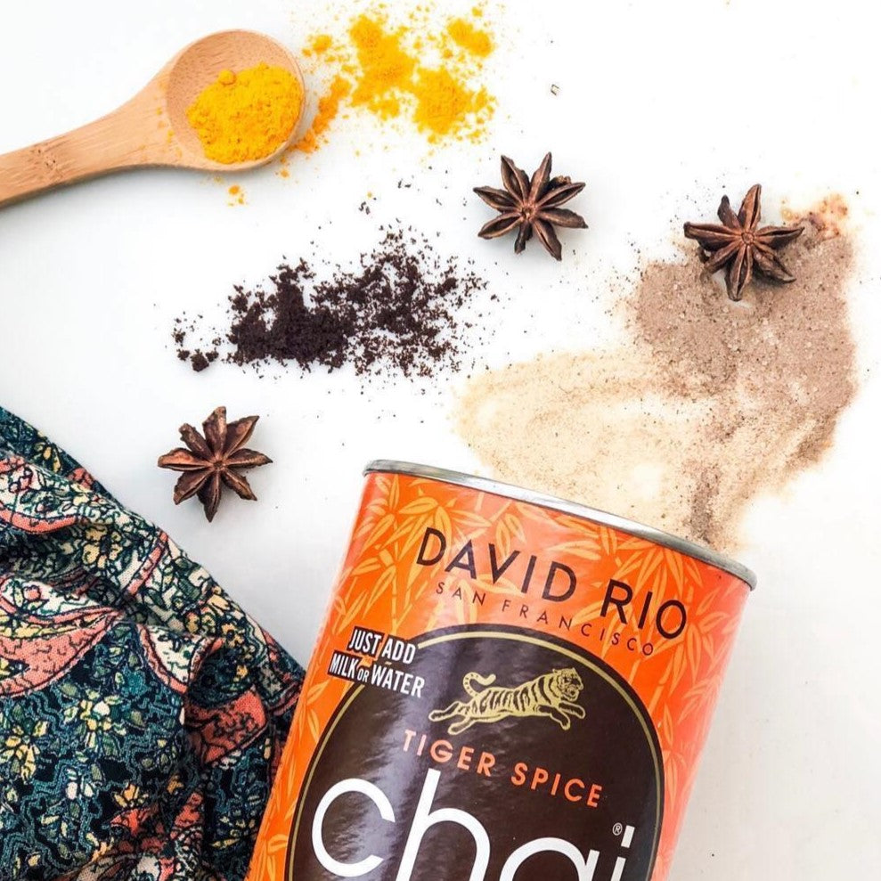 Przyprawa Chai TIGER SPICE David Rio - banner with spices