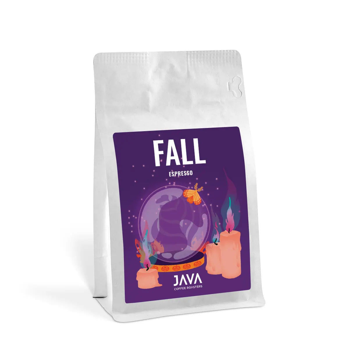 Kawa specialty Fall Espresso 250g JAVA Coffee Roasters – sezonowa mieszanka jesienna w białym opakowaniu