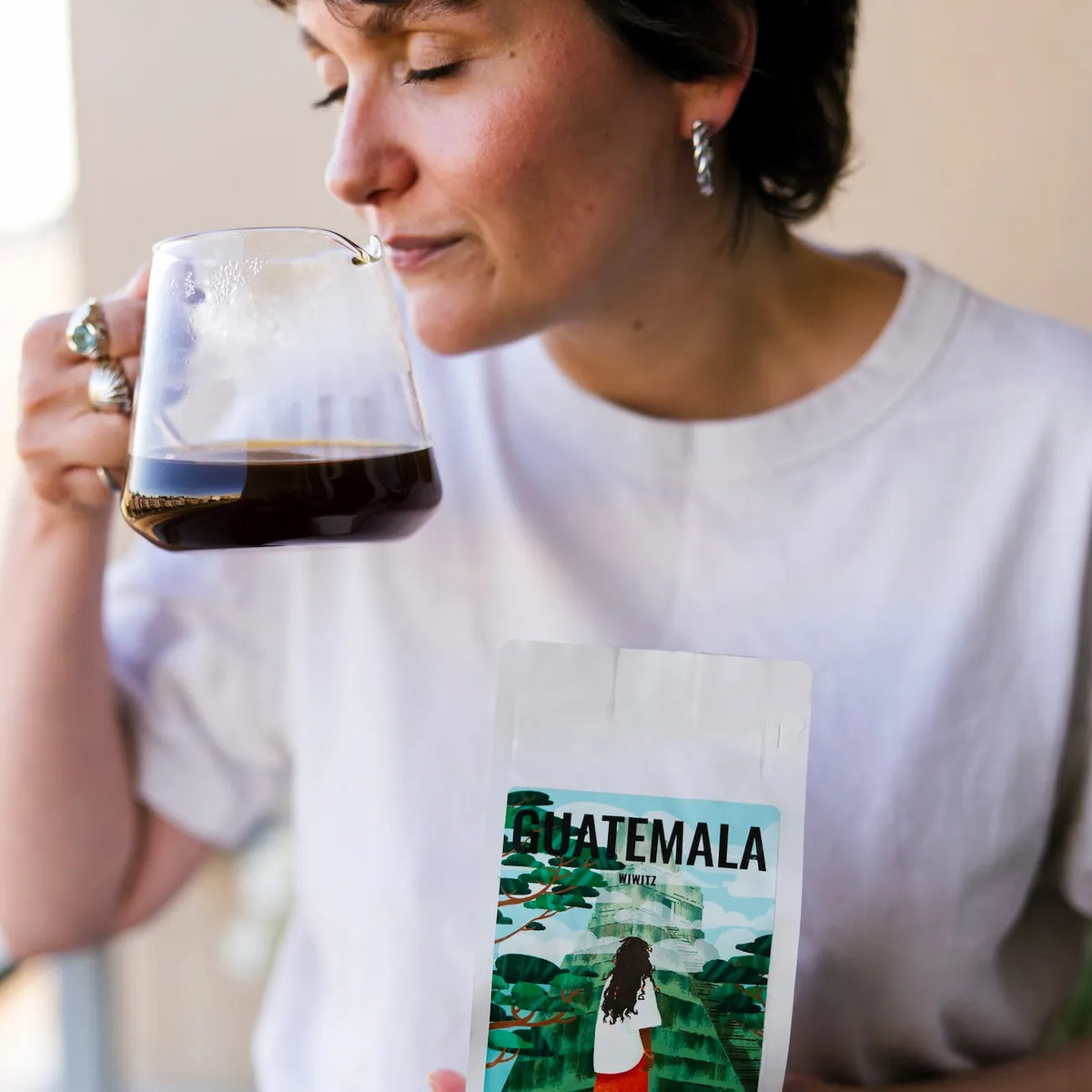 Kawa specialty Guatemala Wiwitz JAVA Coffee Roasters podczas degustacji kawy przelewowej