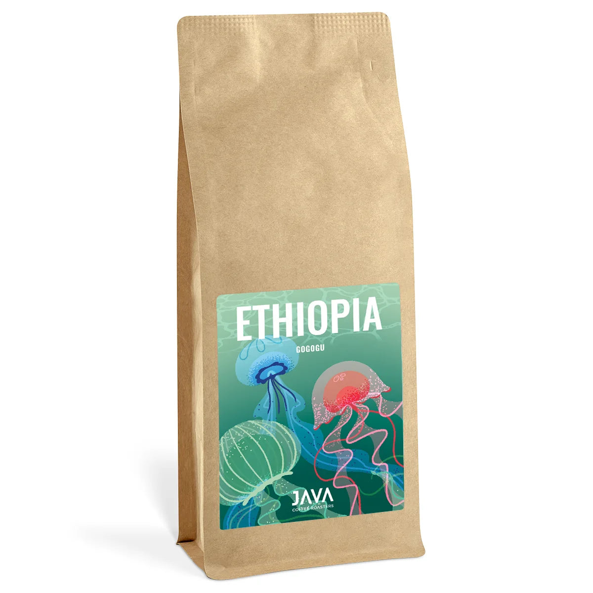 JAVA Coffee Roasters Ethiopia Gogogu 1 kg – kawa ziarnista specialty z Etiopii z nutami owocowymi i kwiatowymi