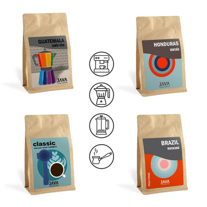 JAVA Classics Coffee Set [Espresso] 4x250g