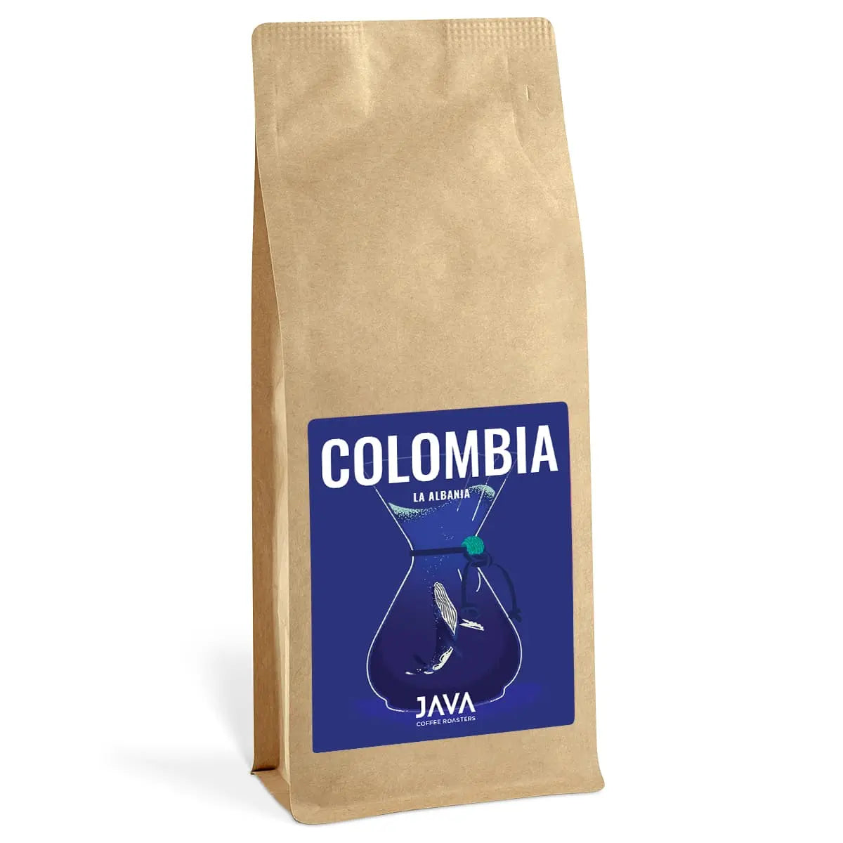 Kawa speciality Java Coffee Roasters Colombia La Albania 1kg w brązowym opakowaniu