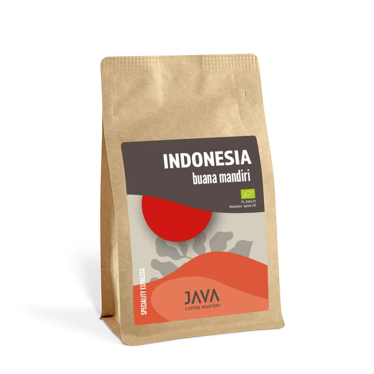 Kawa speciality Java Coffee Indonesia Buana Mandiri 250g – ekologiczne ziarna Arabica do espresso i metod alternatywnych