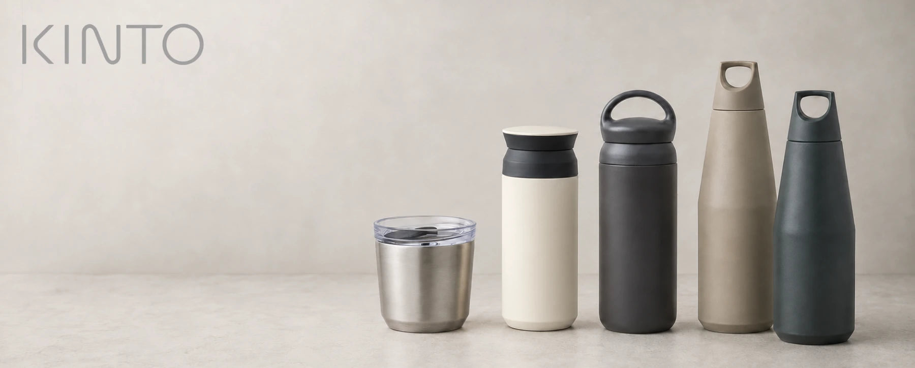 Kolekcja kubków termicznych i termosów KINTO – To Go, Travel, Day Off i Trail Tumbler