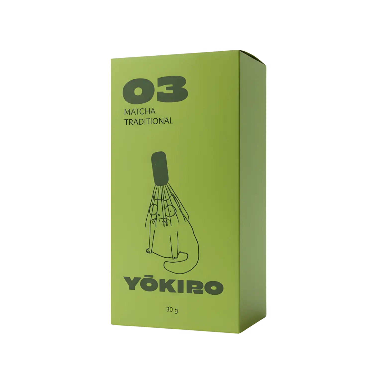 Matcha Traditional Yōkiro 30 g – zielona herbata matcha do codziennego parzenia w jasnym, minimalistycznym opakowaniu