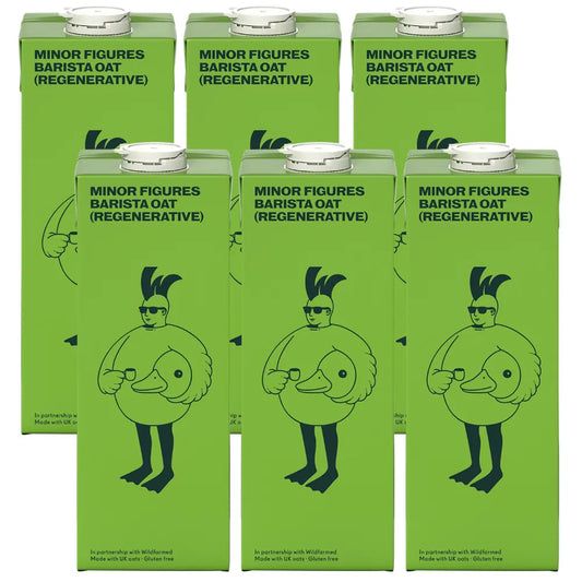 Minor Figures Barista Oat Regenerative 1L – napój owsiany barista, kartonów do kawy i gastronomii
