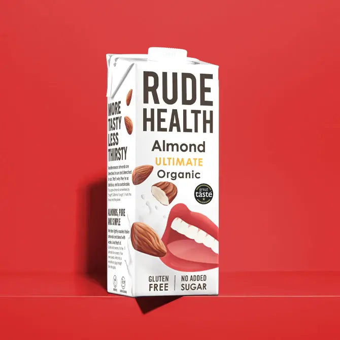 Napój migdałowy Rude Health Almond Ultimate Organic 1L – bezglutenowy, bez dodatku cukru, organiczny