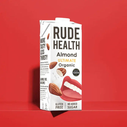 Napój migdałowy Rude Health Almond Ultimate Organic 1L – bezglutenowy, bez dodatku cukru, organiczny