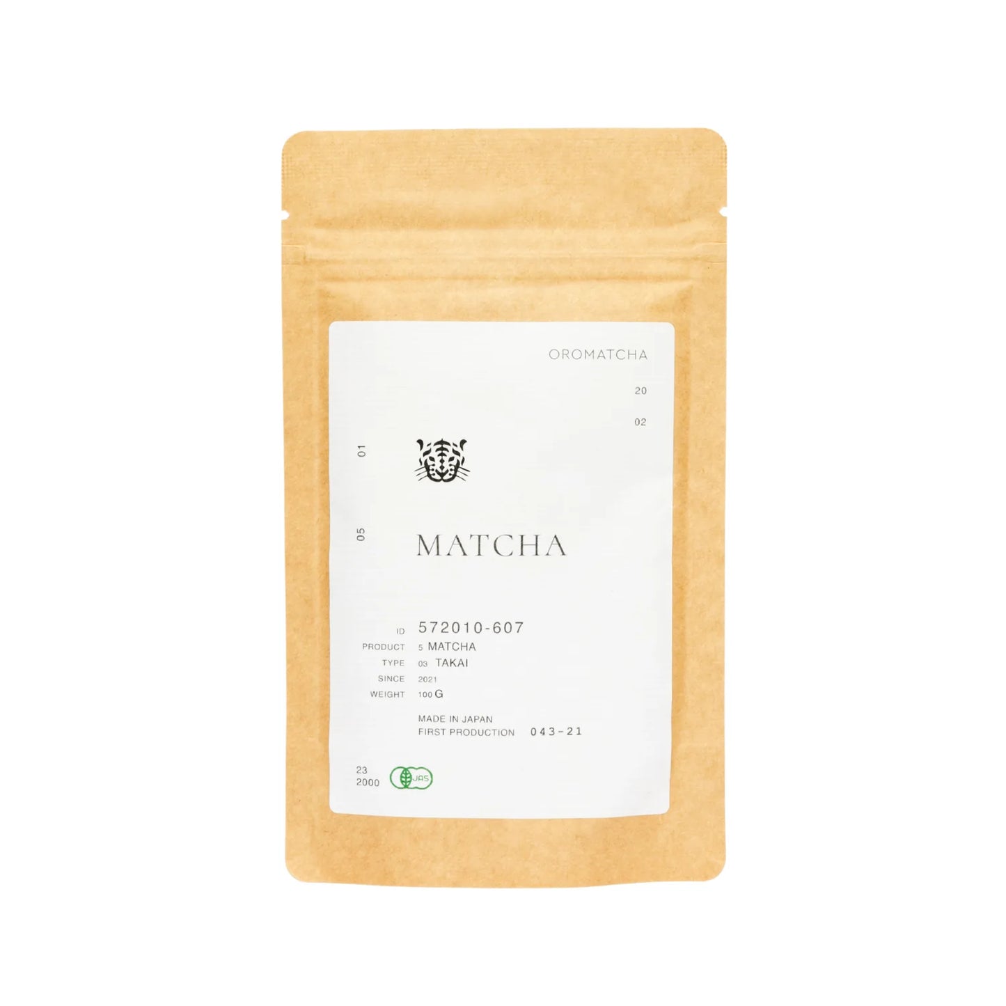 Oromatcha Matcha Takai – japońska matcha, opakowanie 100 g, packshot na białym tle