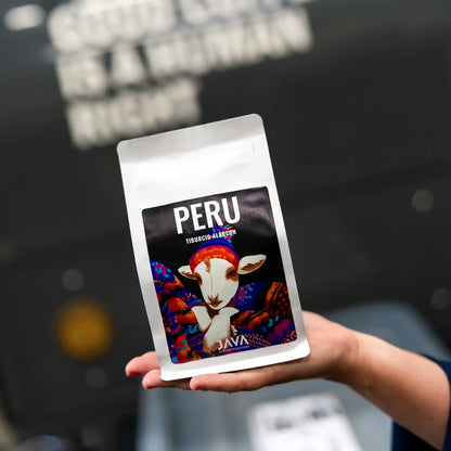 Peru Tiburcio Alarcon Geisha Inca – kawa specialty JAVA Coffee Roasters w opakowaniu