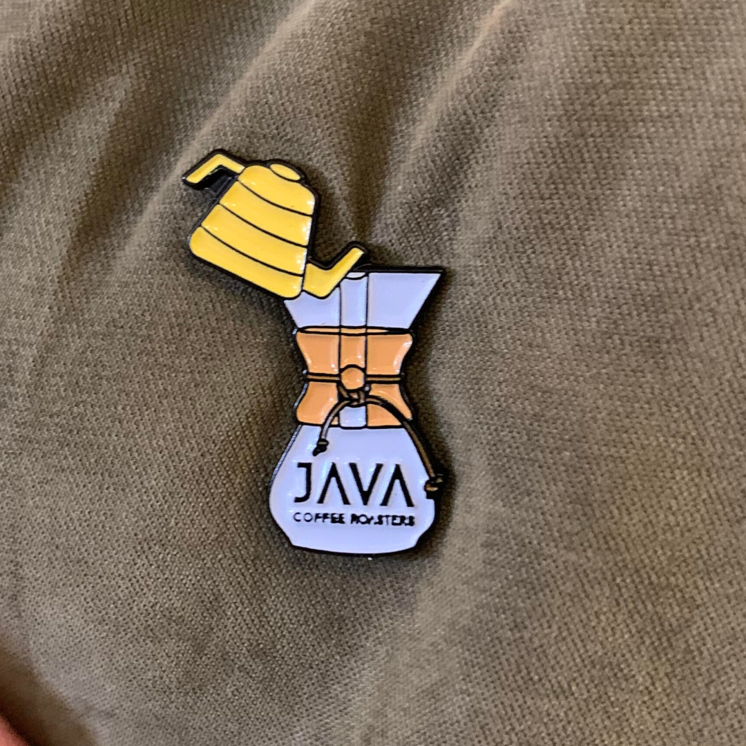 JAVA Coffee original design pin