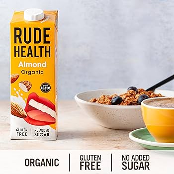 RUDE HEALTH almond (migdał) organic lifestyle