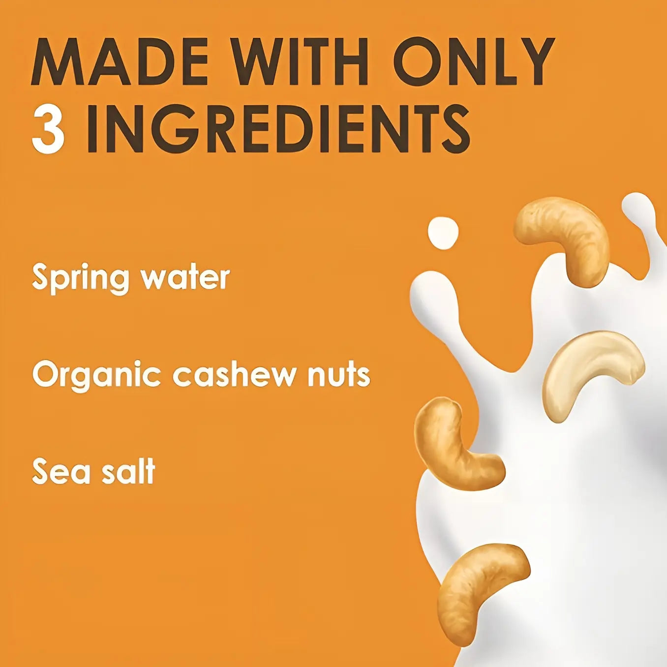 Rude Health Cashew – napój roślinny z 3 składników: woda źródlana, nerkowce BIO, sól morska