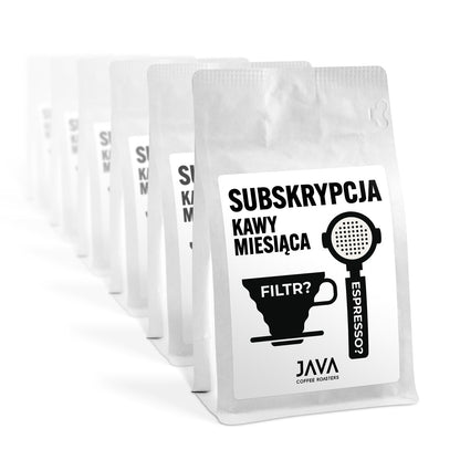 Subskrypcja Kawy Miesiąca - Palarnia JAVA Coffee Warszawa