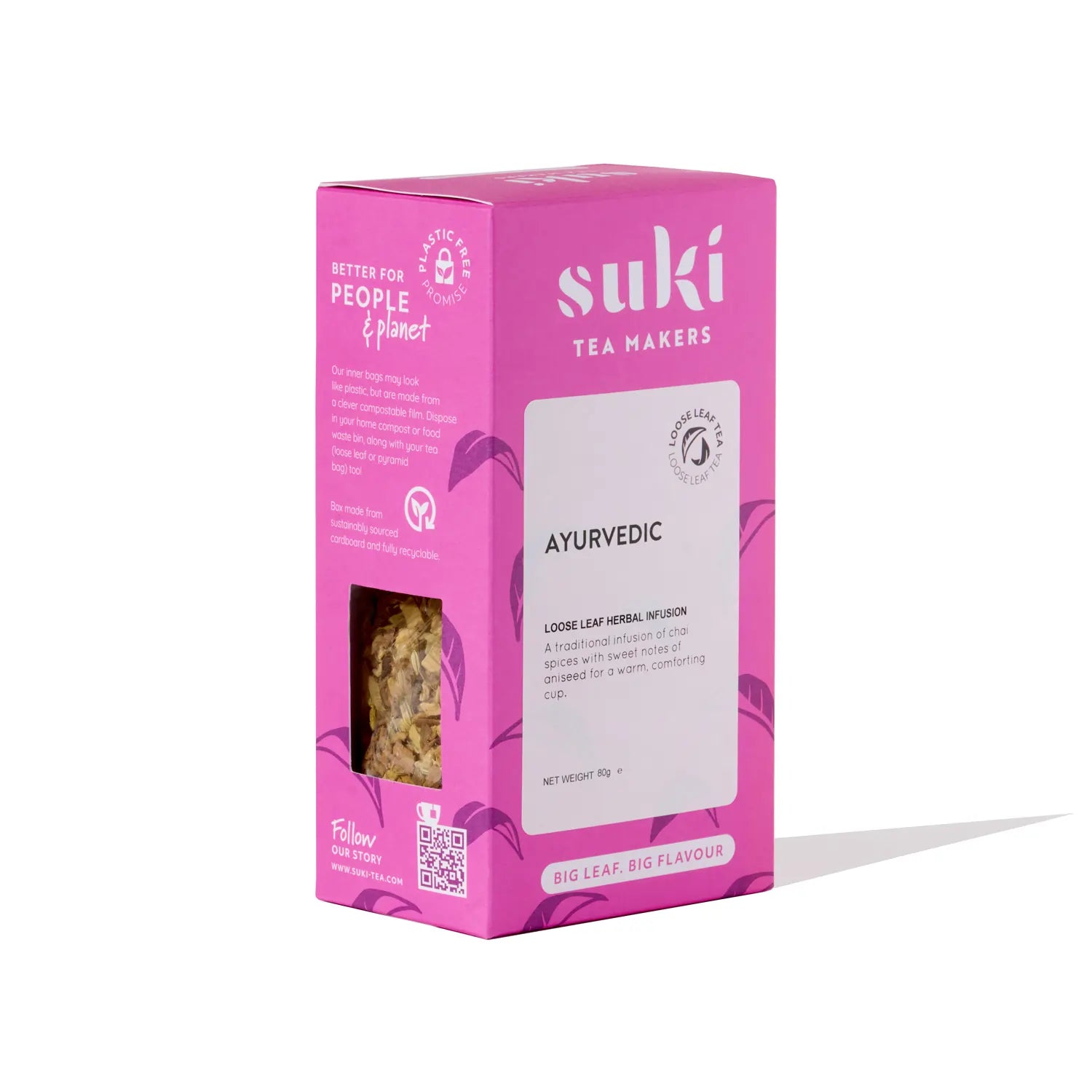 Suki Tea Ayurvedic – ziołowa herbata liściasta 80g, tradycyjna mieszanka chai z anyżem