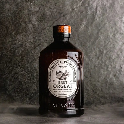 Syrop Bacanha Orgeat ORGANIC 400 ml – syrop migdałowy z nutą kwiatu pomarańczy do kawy, latte i drinków