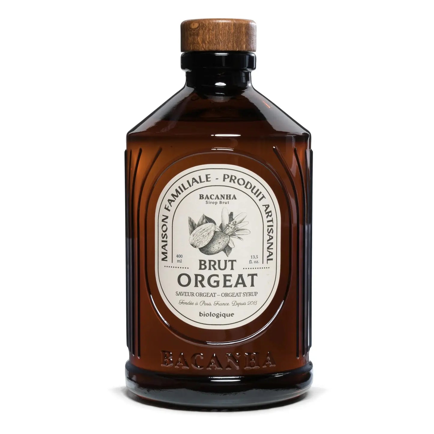 Syrop Bacanha Orgeat ORGANIC 400 ml – syrop migdałowy z nutą kwiatu pomarańczy