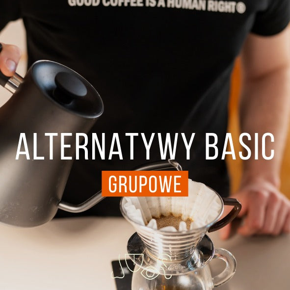 Alternatywne metody parzenia kawy – przelew V60 podczas grupowego szkolenia Alternatywy Basic w palarni JAVA