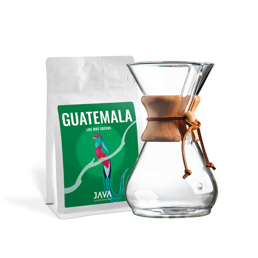 Chemex [8 Cups] and Bolivia Carmelo Coffee [Filter | Drip] Gift Set