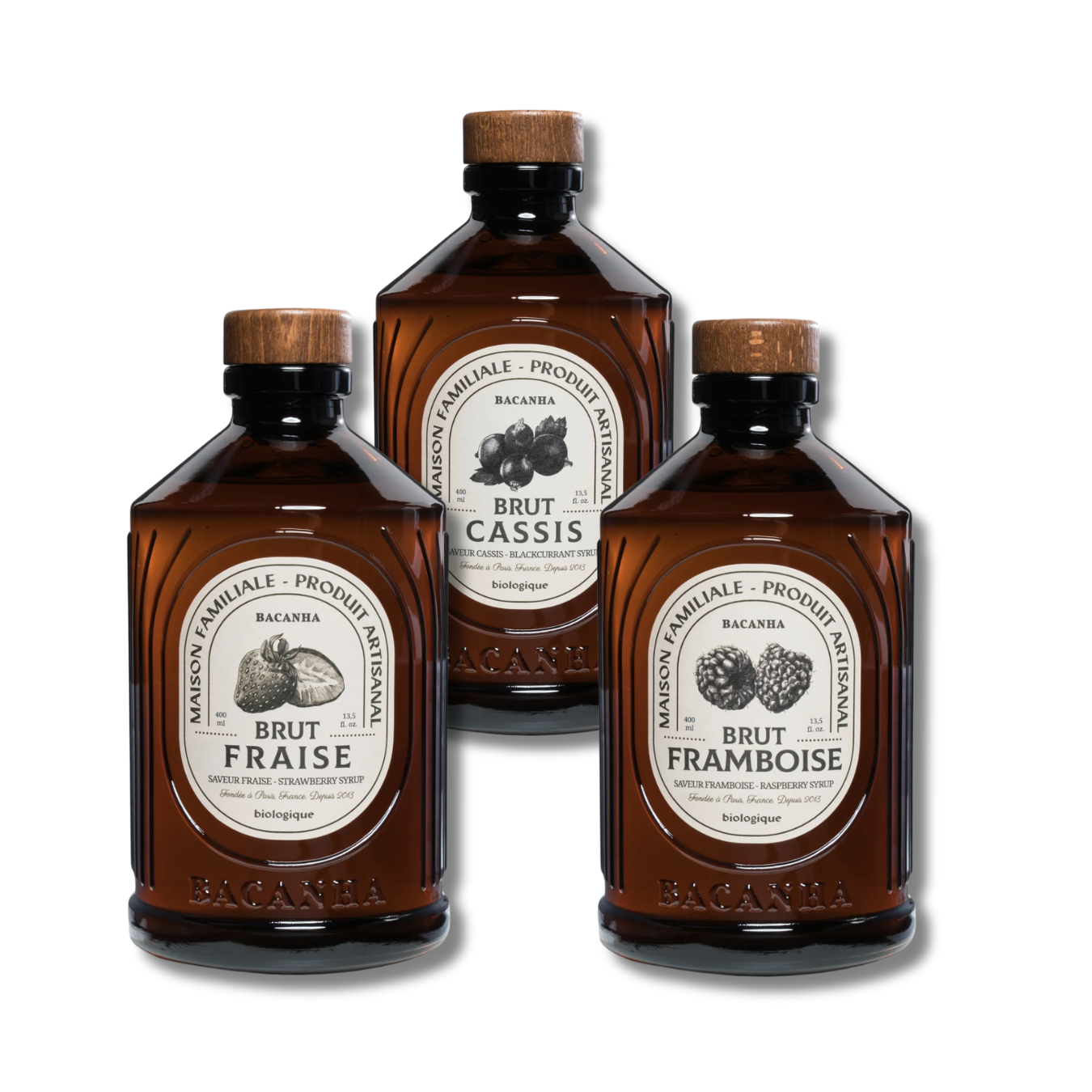 Sweet Berry Bliss Box Bacanha syrup set 3x400ml