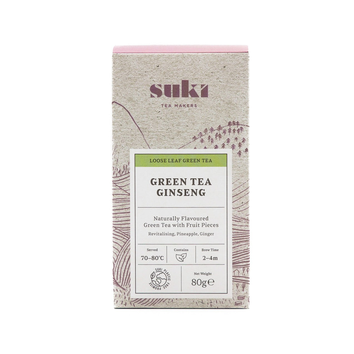 Ginseng green tea