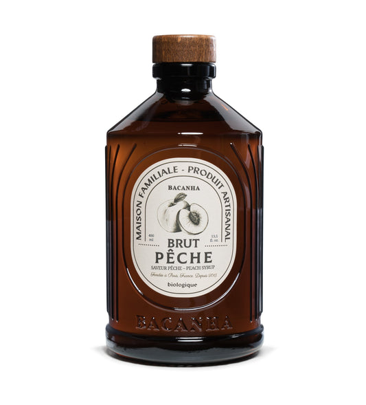 Bacanha Peach flavored syrup [ORGANIC]