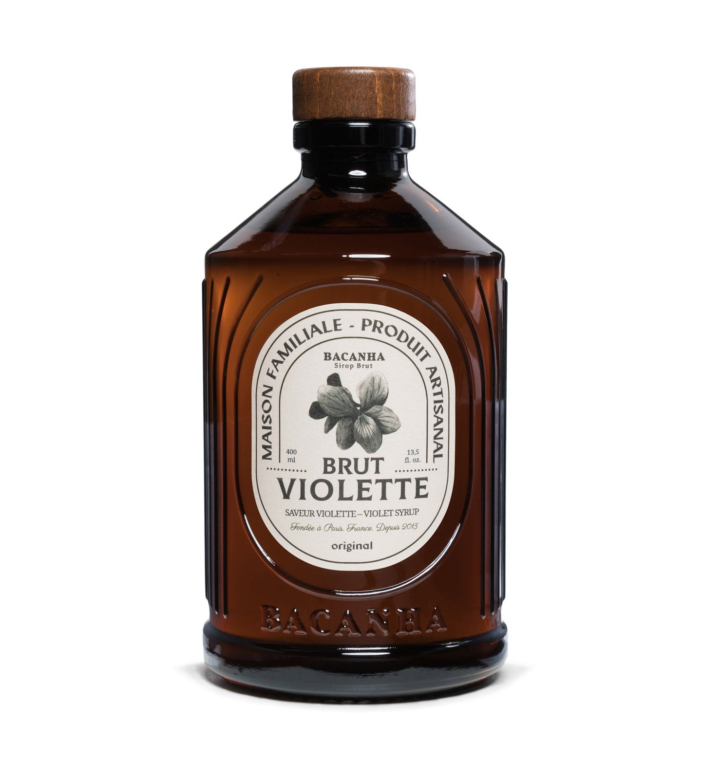 Bacanha Violet flavored syrup