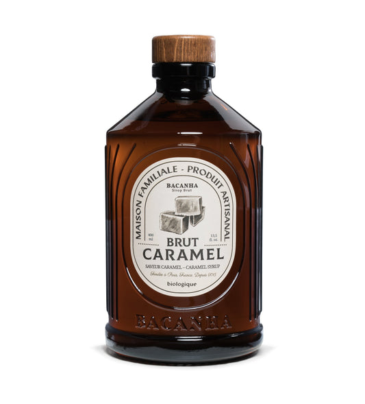 <tc>Bacanha Caramel flavored syrup [ORGANIC]</tc>