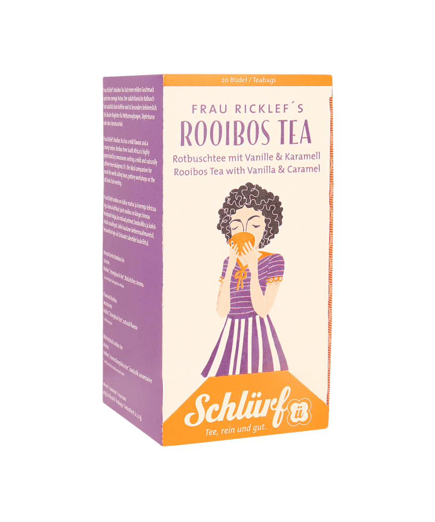 Herbata Rooibos z wanilią i karmelem Frau Ricklef's BIO